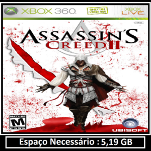 assassin's creed 2 transferência de licença xbox 360 digital