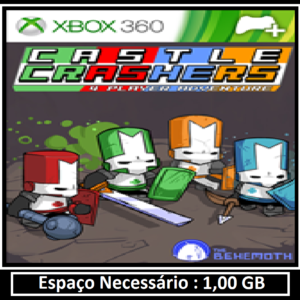 castle crashers transferência de licença xbox 360 digital