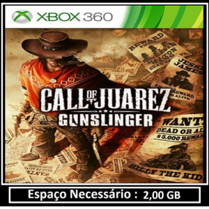 call of juarez gunslinger transferência de licença xbox 360 digital