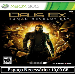 deus ex: human revolution transferência de licença xbox 360 digital