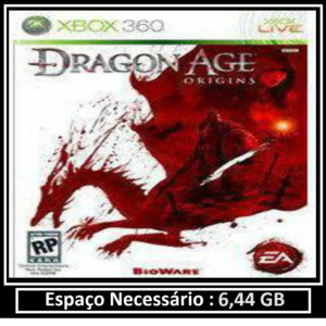 dragon age origins transferência de licença xbox 360 digital