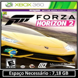 forza horizon 2 transferência de licença xbox 360 digital