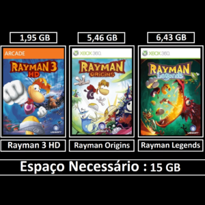 trilogia rayman transferência de licença xbox 360 digital