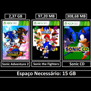trilogia sonic transferência de licença xbox 360 digital
