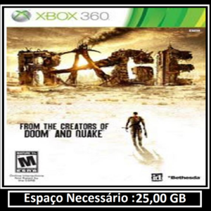 rage transferência de licença xbox 360 digital
