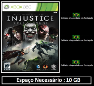injustice transferência de licença xbox 360 digital