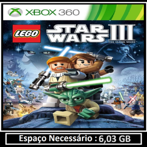 lego star wars 3 transferência de licença xbox 360 digital