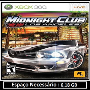 midnight club los angeles transferência de licença xbox 360 digital