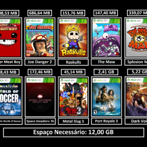 pacote de 10 jogos infantis transferência de licença xbox 360 digital