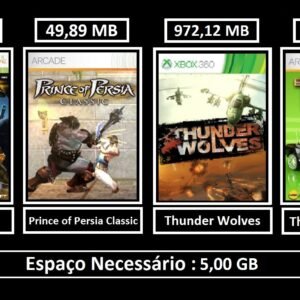 pacote de 4 jogos