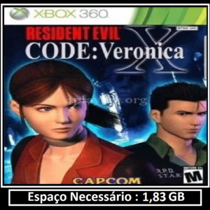 resident evil code veronica x transferência de licença xbox 360 digital
