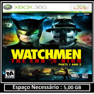 watchmen the end is nigh parte 1 e 2 transferência de licença xbox 360 digital