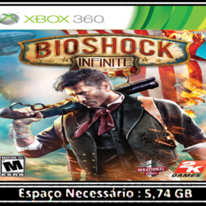 bioshock infinite + season pass transferência de licença xbox 360 digital