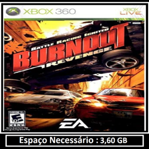 burnout revenge transferência de licença xbox 360 digital