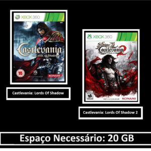 castlevania lords of shadow 1 e 2 transferência de licença xbox 360 digital