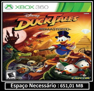 ducktales remastered transferência de licença xbox 360 digital