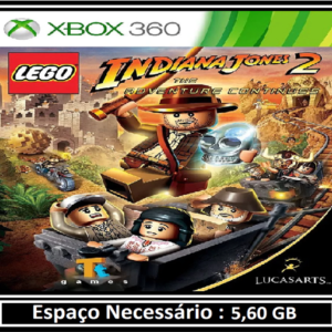 lego indiana jones 2 transferência de licença xbox 360 digital