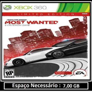 need for speed most wanted transferência de licença xbox 360 digital