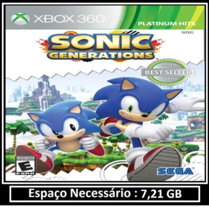 sonic generations transferência de licença xbox 360 digital