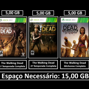 coleção the walking dead transferência de licença xbox 360 digital