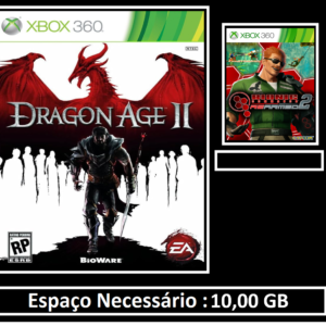 dragon age 2 + brinde transferência de licença xbox 360 digital
