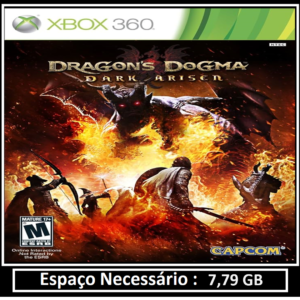 dragon's dogma dark arisen transferência de licença xbox 360 digital