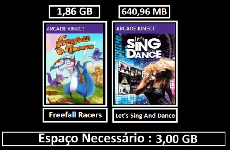 freefall racers + let's sing and dance transferência de licença xbox 360 digital (cópia) freefall racers + let's sing and dance transferência de licença xbox 360 digital (cópia)