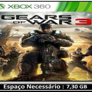 gears of war 3 transferência de licença xbox 360 digital