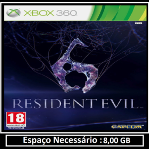 resident evil 6 transferência de licença xbox 360 digital (cópia)