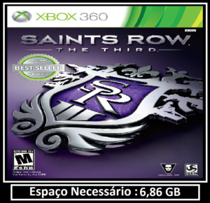 saints row the third transferência de licença xbox 360 digital