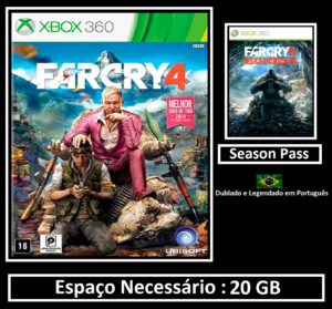 Inicial far cry 4 transferência de licença xbox 360 digital (cópia)