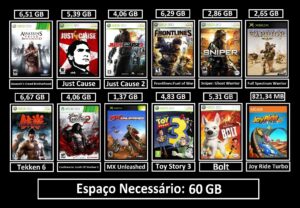 Inicial pacote de 12 jogos transferência de licença xbox 360 digital (cópia)