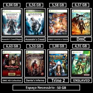 coleção devil may cry + 6 jogos transferência de licença xbox 360 digital
