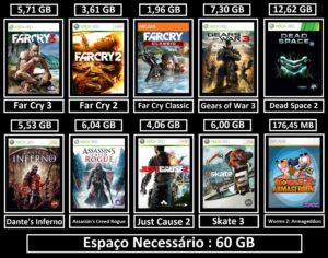 Inicial pack de 12 jogos transferência de licença xbox 360 digital (cópia)