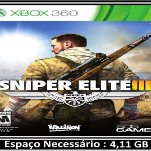 sniper elite 3 transferência de licença xbox 360 digital