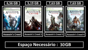 Inicial pacote assassin's creed transferência de licença xbox 360 digital