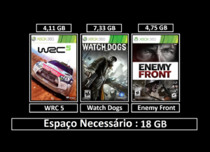 Inicial watch dogs + wrc 5 transferência de licença xbox 360 digital (cópia)