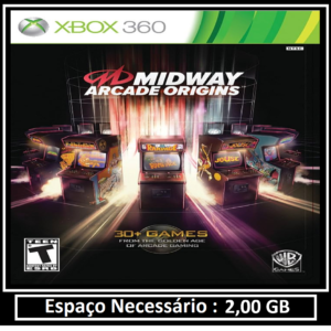 midway arcade origins transferência de licença xbox 360 digital